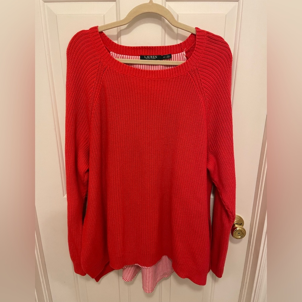 Women's Red Sweater
